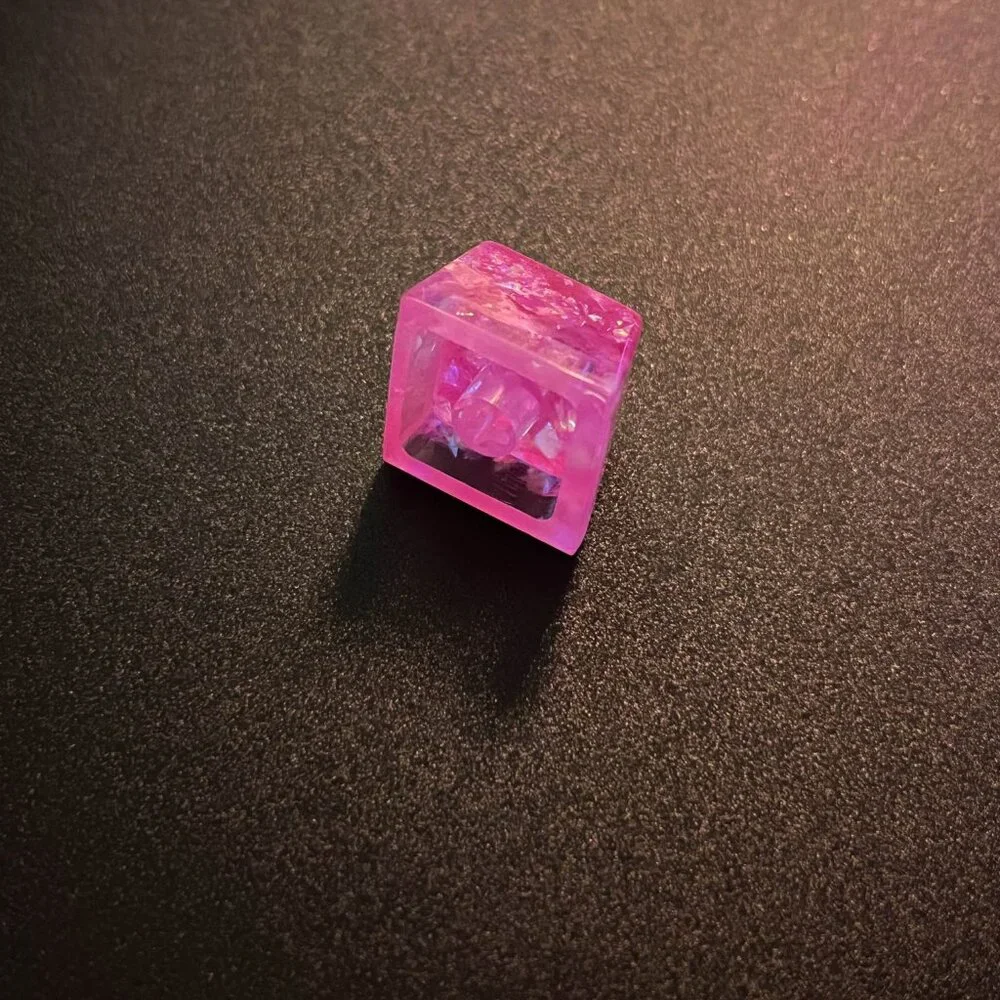 Pink Glitter Sparkly Keycap for OEM Design, 